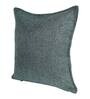 Green Solid Jute 24 x 24 Inches Cushion Covers (Set of 2)