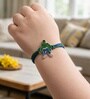 Green Premium Kids Hulk Handmade Rakhi With Anchor Non-Bleeding Cotton Thread