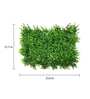 Green Pvc Artificial Garden Mat With Leaf For Vertical Wall Garden Artificial Grass