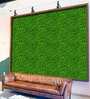 Green Pvc Artificial Garden Mat With Leaves For Vertical Wall Garden Artificial Grass