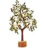 Green Quartz Stone Fortune Crystal Tree Showpiece