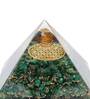 Green Resin Mystical Pyramid Prism