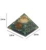 Green Resin Mystical Pyramid Prism