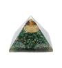 Green Resin Mystical Pyramid Prism