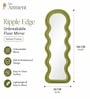Green Ripple Edge Floor Mirror (160 x 60) CM
