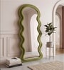 Green Ripple Edge Floor Mirror (160 x 60) CM
