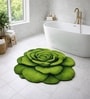 Green Rose Rubber 26x27 Inches Anti Skid Bath Mat
