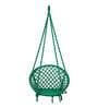 Round Fabric Swing in Green Colour with Chain