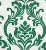 Green Traditional Polyester 5 Ft Semisheer Eyelet Window Curtains (Set of 2)