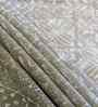 Green Shade Abstract 400 TC Cotton SuperKing Sized Double Bedsheet with 2 Pillow Covers Luxury Series Collection