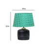 Green Shade Table Lamp With Terracotta Base