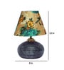 Multicolor Shade Table Lamp With Terracotta Base