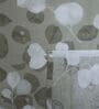 Green Shade Floral 280 TC Cotton Double Queen Size Bedsheet With 2 Pillow Covers