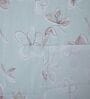Green Shade Floral 400 TC Cotton Double Queen Size Bedsheet With 2 Pillow Covers
