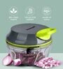 Green Silicon & Metal Multipurpose Chopper