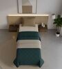 Green Soft Fluffy Micro Solid Plain Heavy Winter Single 400GSM Reversible Comforter
