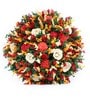 Green Sola Natural Dried Flowers In Kashmiri Basket