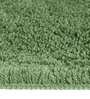 Green Solid 100% Polyester 24x16 Inches AntiSkid Bath Mat