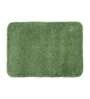 Green Solid 100% Polyester 24x16 Inches AntiSkid Bath Mat