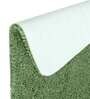 Green Solid 100% Polyester 24x16 Inches AntiSkid Bath Mat