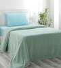 Green Solid 110 TC Cotton Single Bed Cover