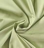Green Solid 144 TC 100% Cotton Single Bedsheet with 1 Pillow Cover