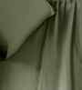Green Solid 200 TC Cotton Double Bed Sheet with 2 Pillow Covers 24 Collection