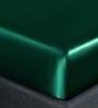 Green Solid 400 TC Satin Single Fitted Bedsheet with 2 Satin Pillow covers