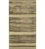 Green Solid Bamboo Silk 6 ft X 9 ft Hand Woven Carpet