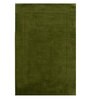 Green Wool Solid 3 x 5 Feet Hand Tufted Carpet