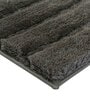 Green Striped MicroFibre 15x10 Inches Antiskid Bath Mats