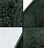 Green Solid Microfibre 17x12 Inches AntiSkid Door Mat