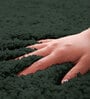 Green Solid Microfibre 17x12 Inches AntiSkid Door Mat