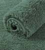 Green Solid Microfibre 30x18 Inches AntiSkid Bath Mat