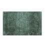 Green Solid Microfibre 30x18 Inches AntiSkid Bath Mat