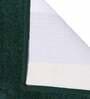 Green Solid Microfibre 36x24 Inches AntiSkid Bath Mat