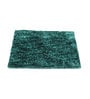 Green Solid Polyester 23x15 Inches Super Soft Bath Mat