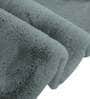 Grey Solid Polyester 30x18 Inches AntiSkid Bath Mat