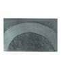 Grey Solid Polyester 30x18 Inches AntiSkid Bath Mat