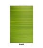 Green Solid Polyproylene 4 ft x 6 ft Machine Made Picnic Mat