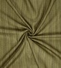 Green Striped Faux Silk 9 Ft Light Filtering Eyelet Door Curtain