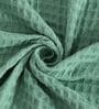 Green Solid TC 120 Cotton Double Queen Bedcover With 2 Pillow Covers