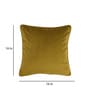 Green Solid Velvet 16 x 16 Inches Cushion Cover