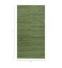 Green Solid Wool 5 ft X 8 ft Hand Tufted Rectangle Carpet