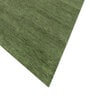 Green Solid Wool 5 ft X 8 ft Hand Tufted Rectangle Carpet