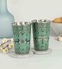 Green 350ml Green Steel (Set of 2) Everyday Glass
