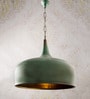 Green Metal Single Hanging Lights