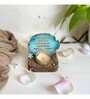 Green Stone Figurine Tea light Holder