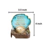 Green Stone Figurine Tea light Holder