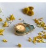 Green Stone Figurine Tea light Holder
